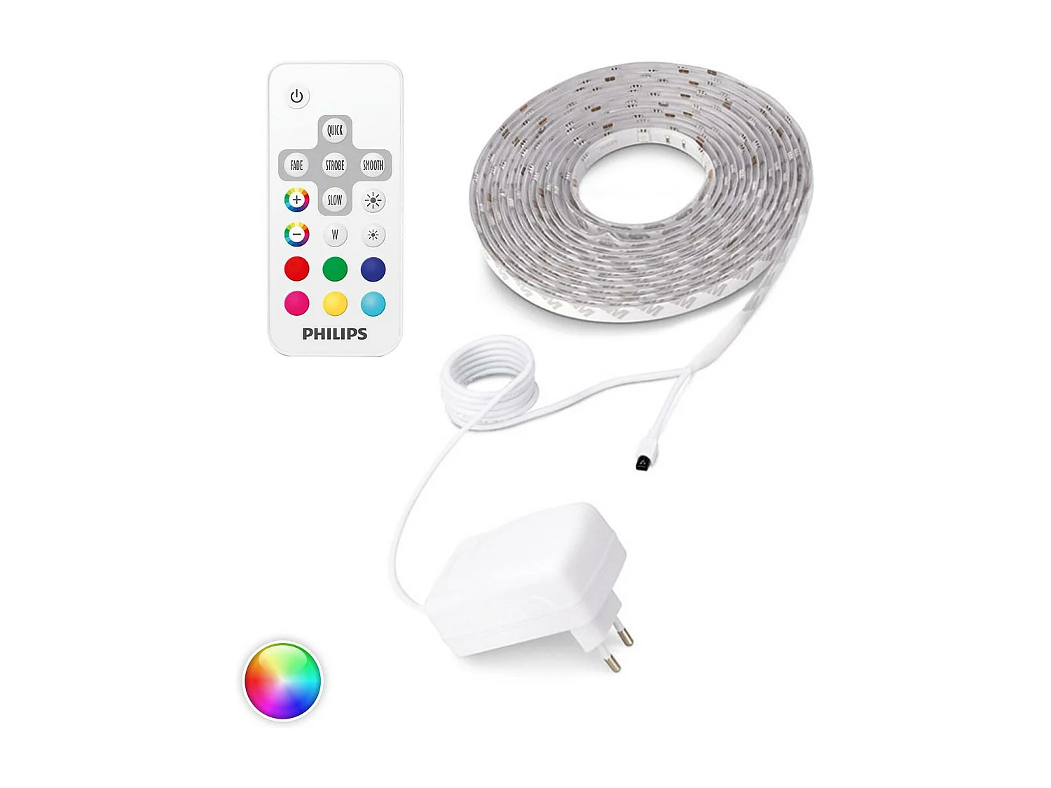 TechBrey Tira LED RGB PHILIPS LightStrips 21W 5m