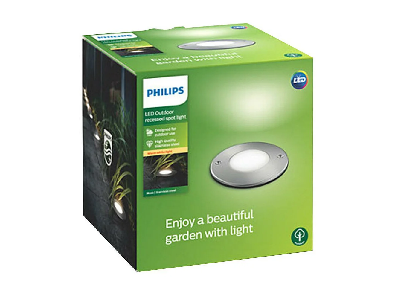 Spot LED Encastrable au Sol LED  Moss 3W IP67 3000K Blanc chaud