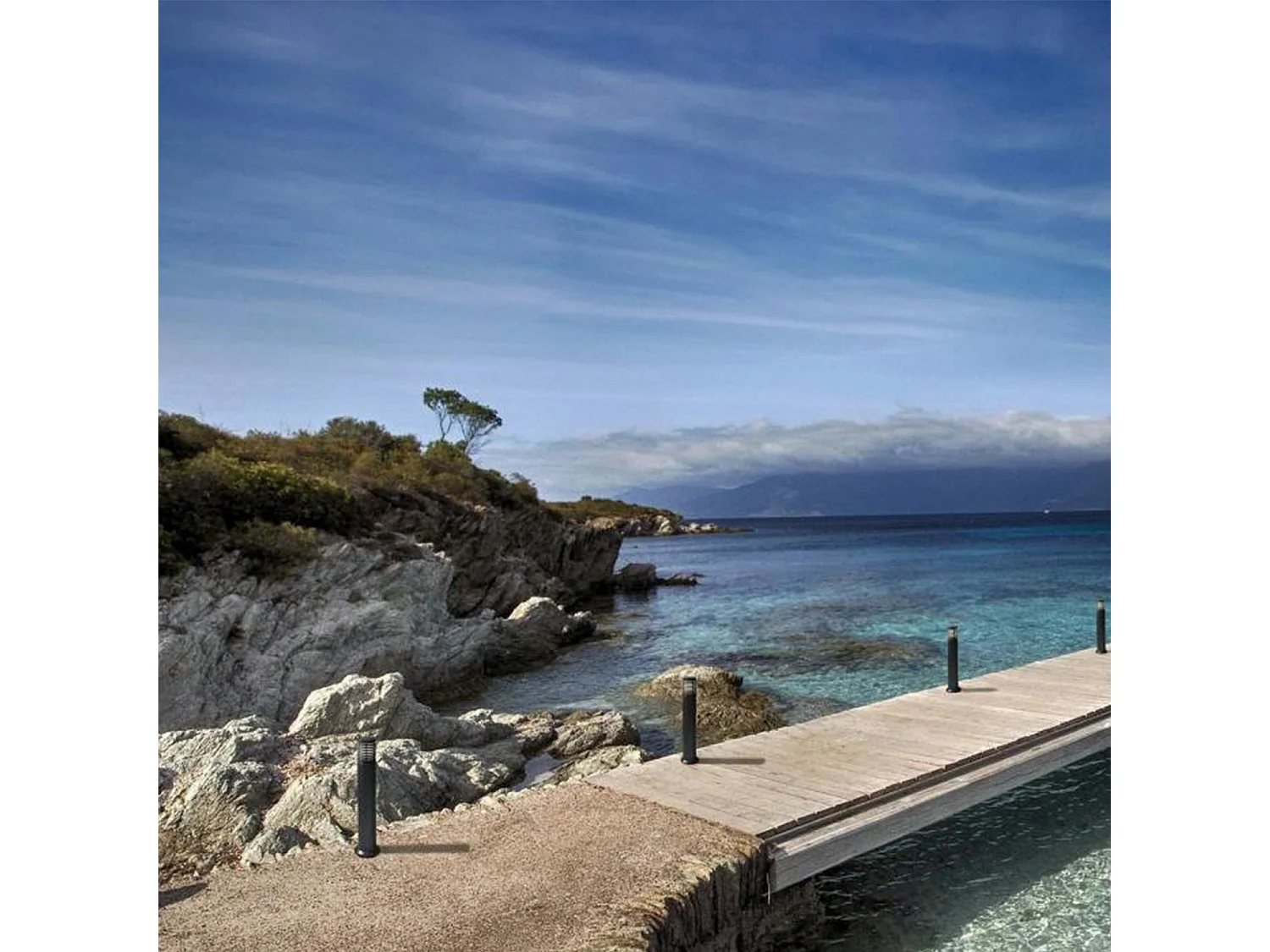 Balise Extérieure en Saillie sur Pied 50cm Nott Small LEDS-C4 55-9655-05-CD Noir