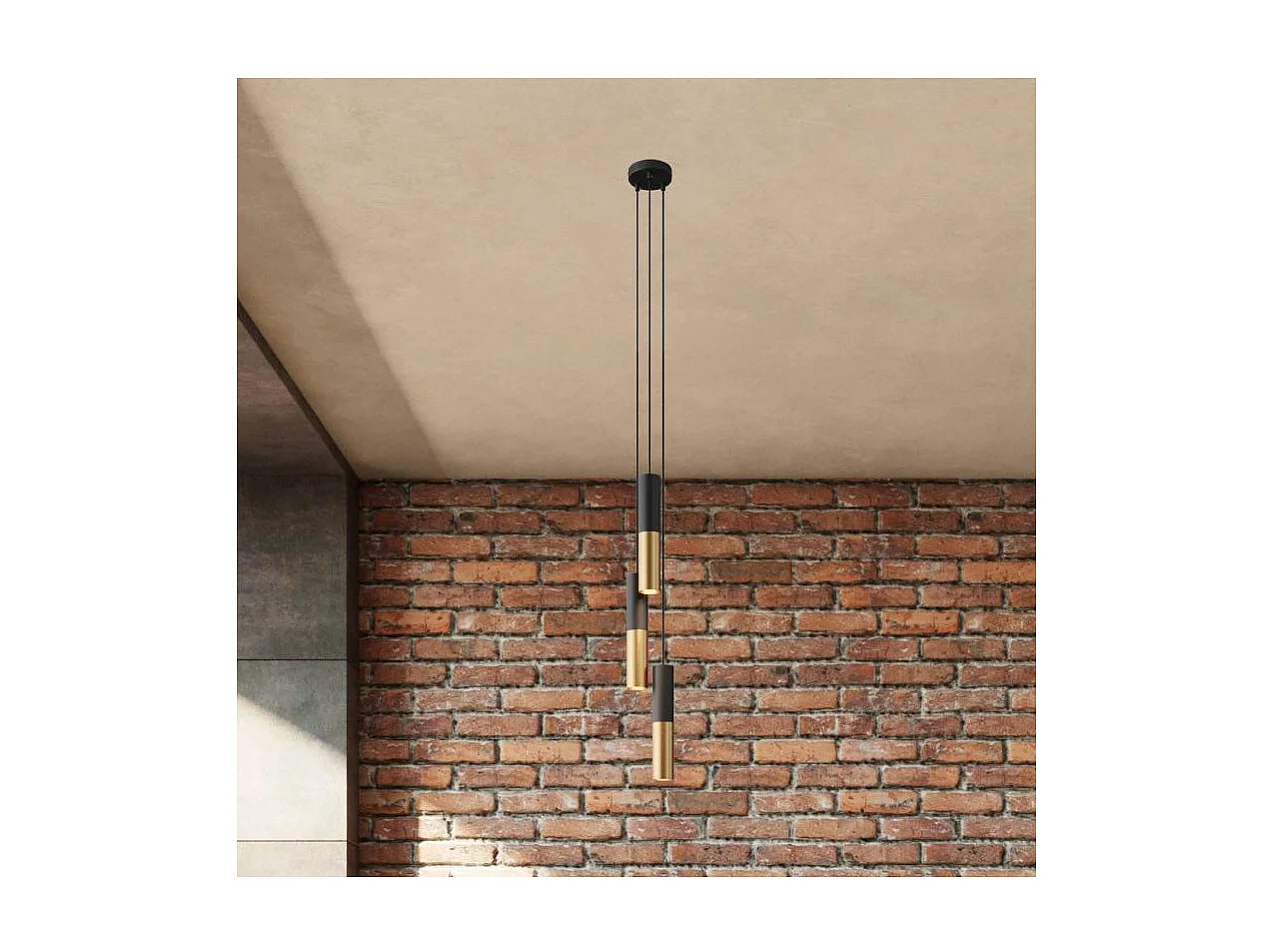 Suspension Métal Multiple à Trois Chutes Creative Cables SPM3VNRM04K2SPOT Laiton