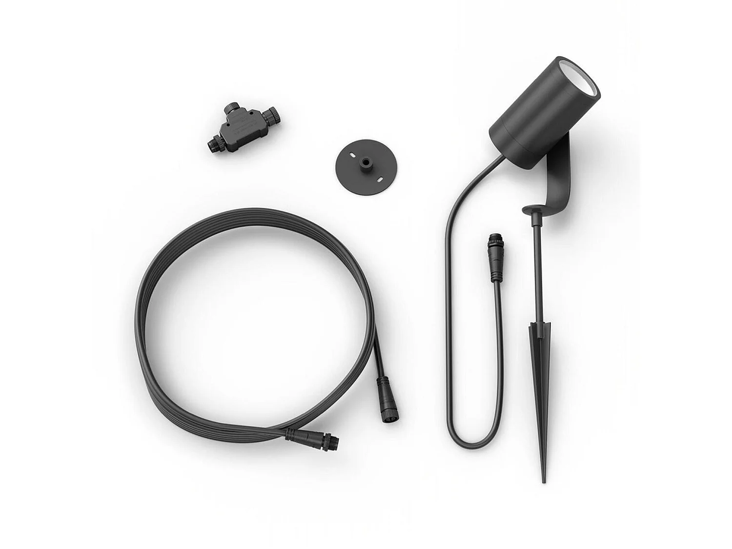 Rallonge Spot sur Piquet White Color Lily 8W  Hue Blanc RGBW