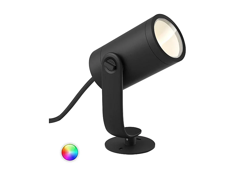 Rallonge Spot sur Piquet White Color Lily 8W  Hue Blanc RGBW