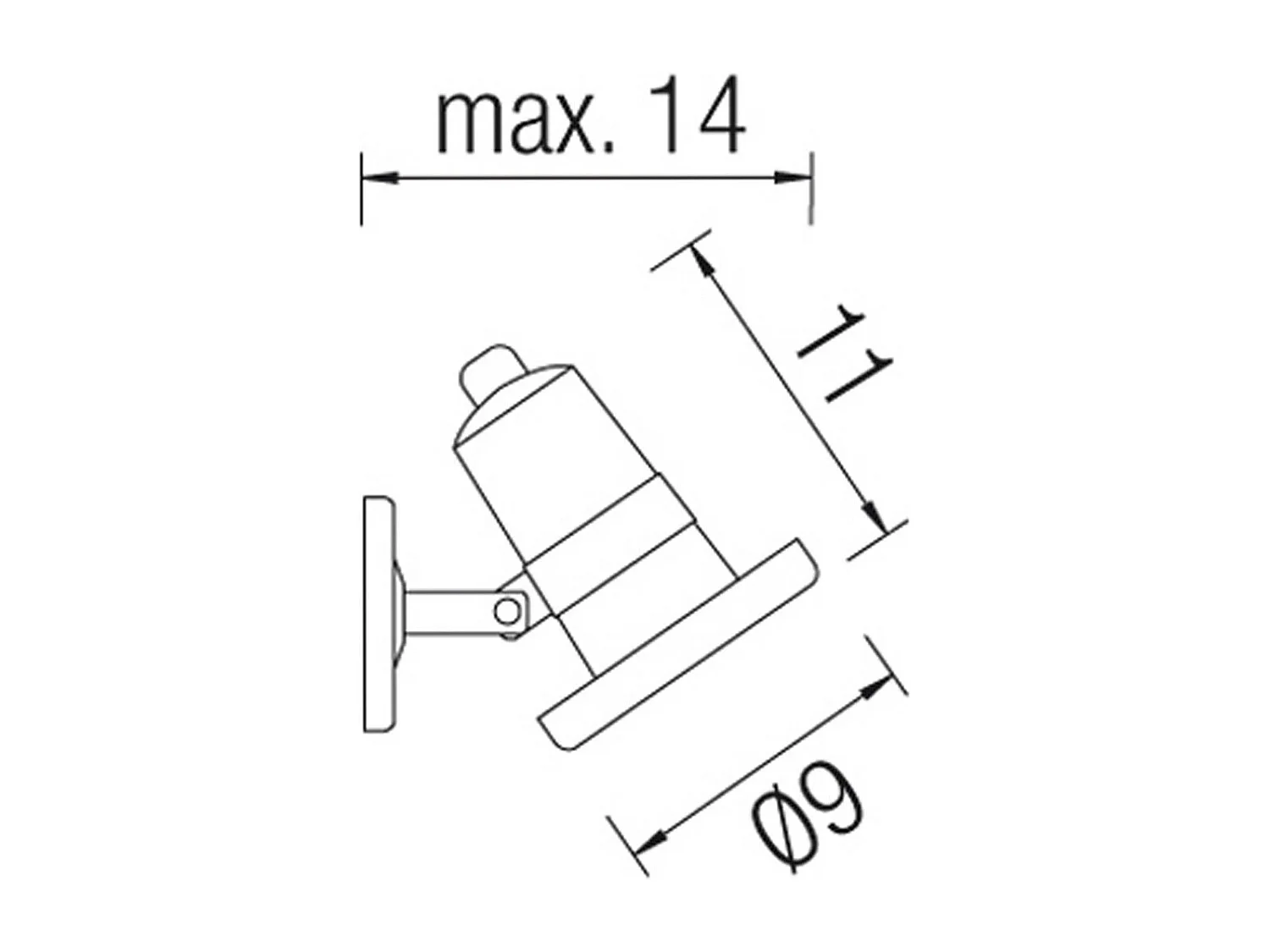 Applique LED Aqua Spotlight AISI 316 Submersible IP68 GU5.3 35W LEDS-C4 05-9245-CA-37 Argent