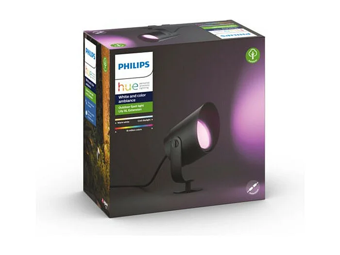 Spot Extérieur LED 8W 24VDC sur Piquet White Color Lily XL  Hue  RGBW