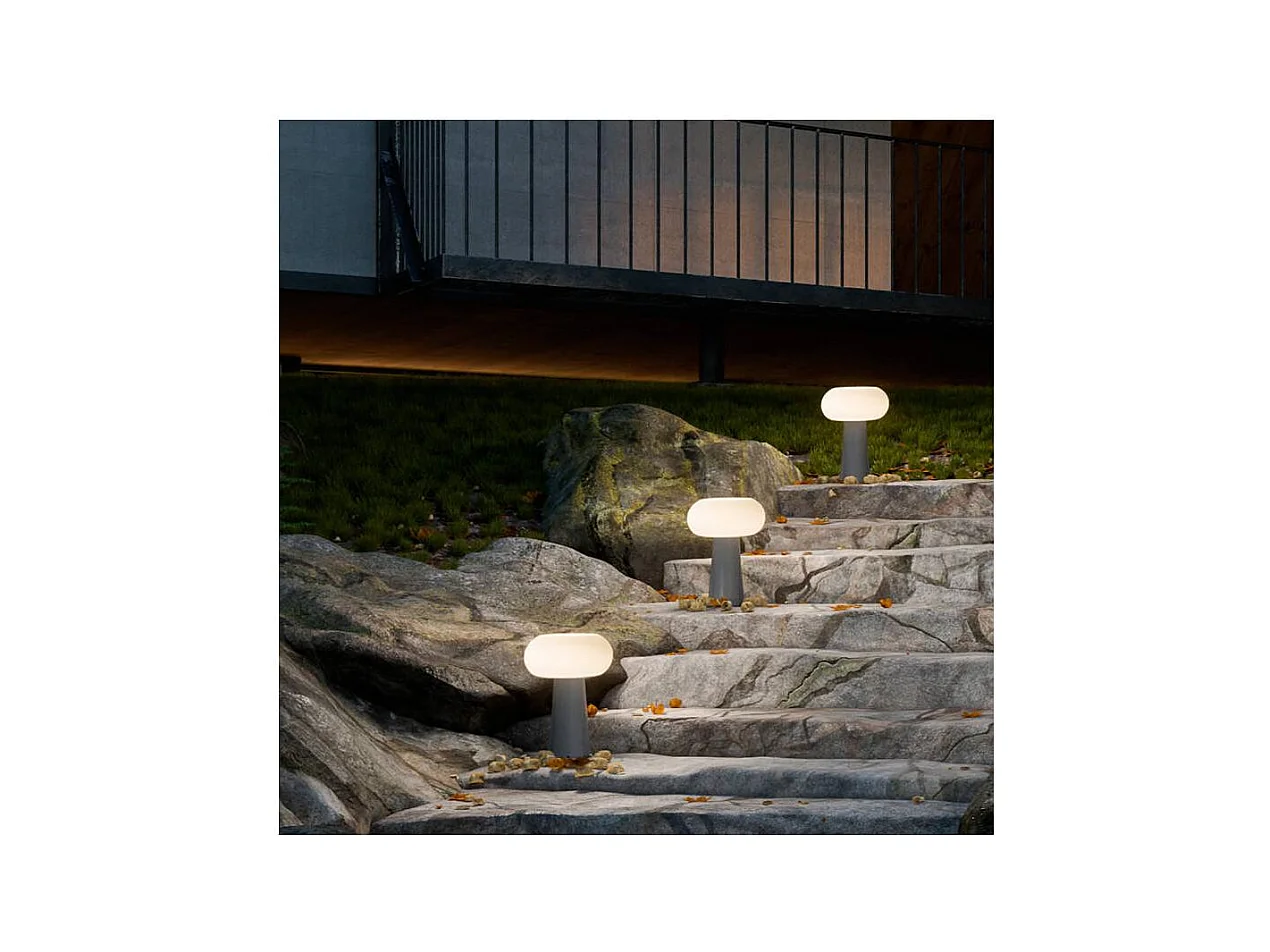 Balise LED Extérieure 2.5W en Saillie sur pied 45cm Paquita 45 Sobremuro Hybride 4000K Blanc neutre