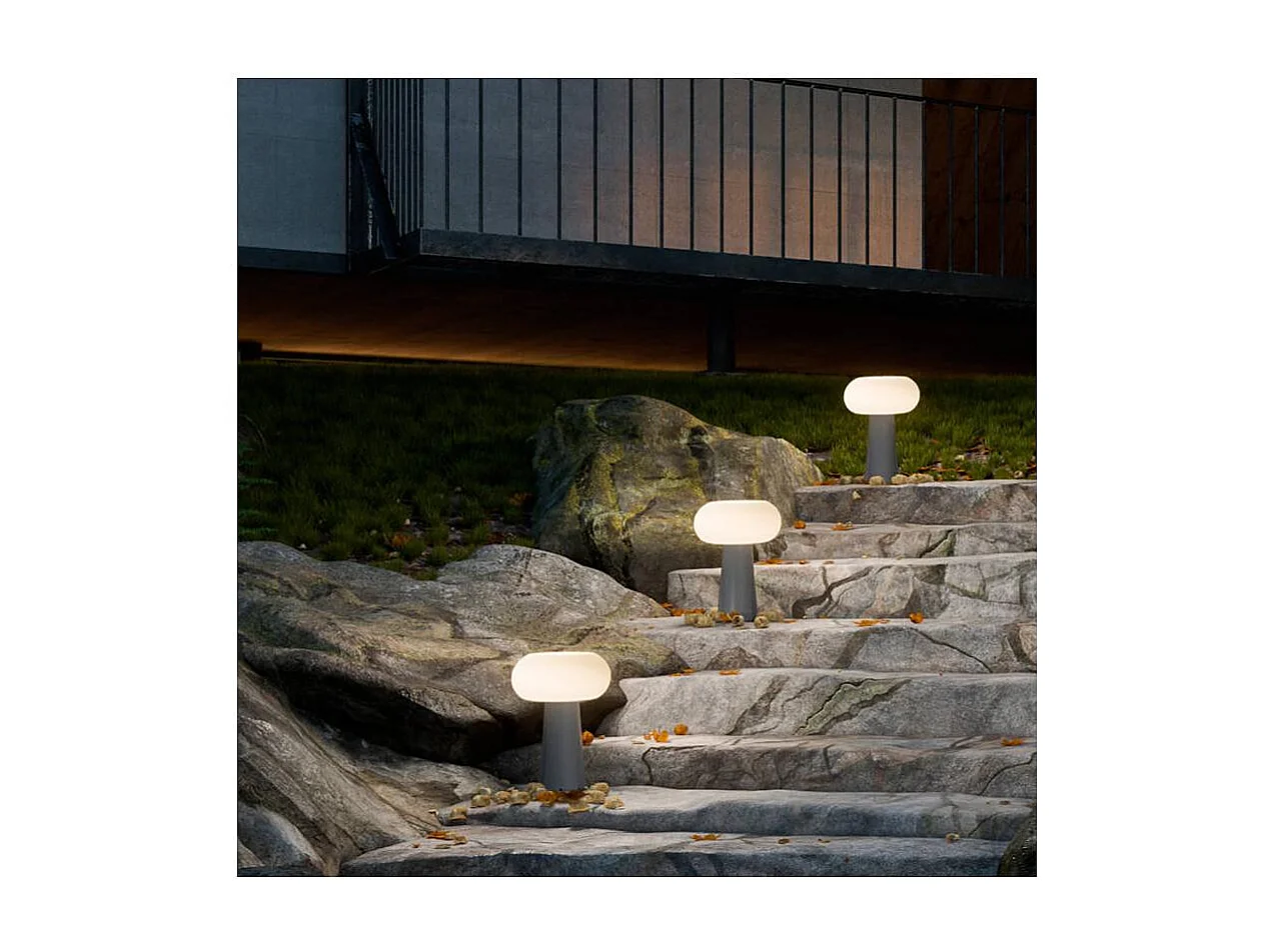 Balise LED Extérieure 2.5W en Saillie sur pied 45cm Paquita 45 Sobremuro Hybride 4000K Blanc neutre