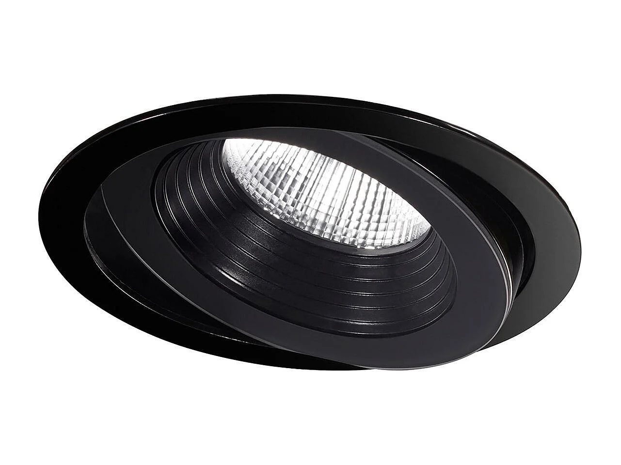 Downlight LED Réglable Dako 6.4W IP65 LEDS-C4 15-E104-05-CL Noir  3000K