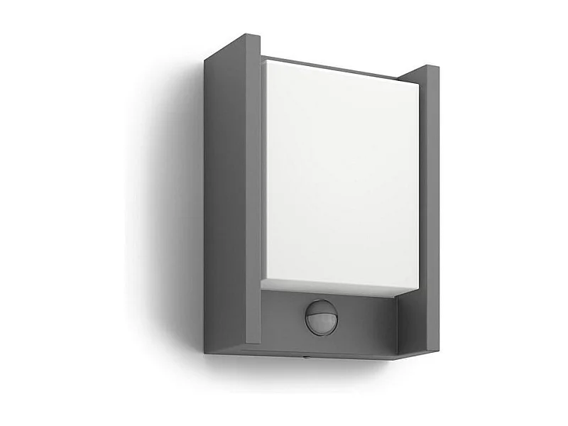 TechBrey Aplique de Pared Exterior LED con Sensor de Movimiento 6W PHILIPS Arbour