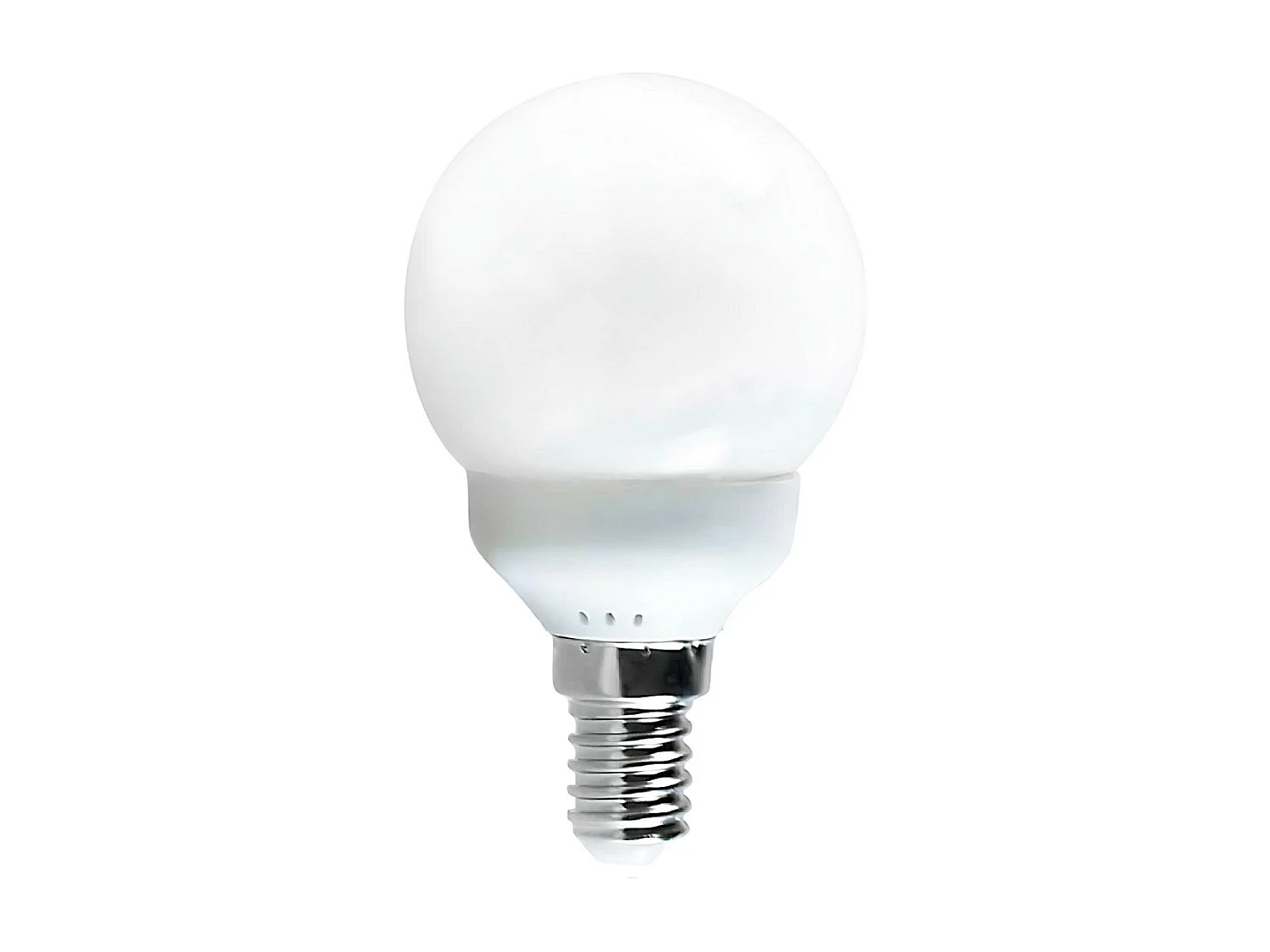 Lampadina CFL a basso consumo Mini Globe E14 7W 385lm 2700K 7hSevenOn