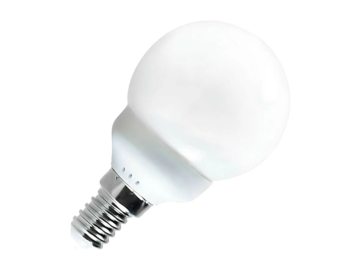 Lampadina CFL a basso consumo Mini Globe E14 7W 385lm 2700K 7hSevenOn