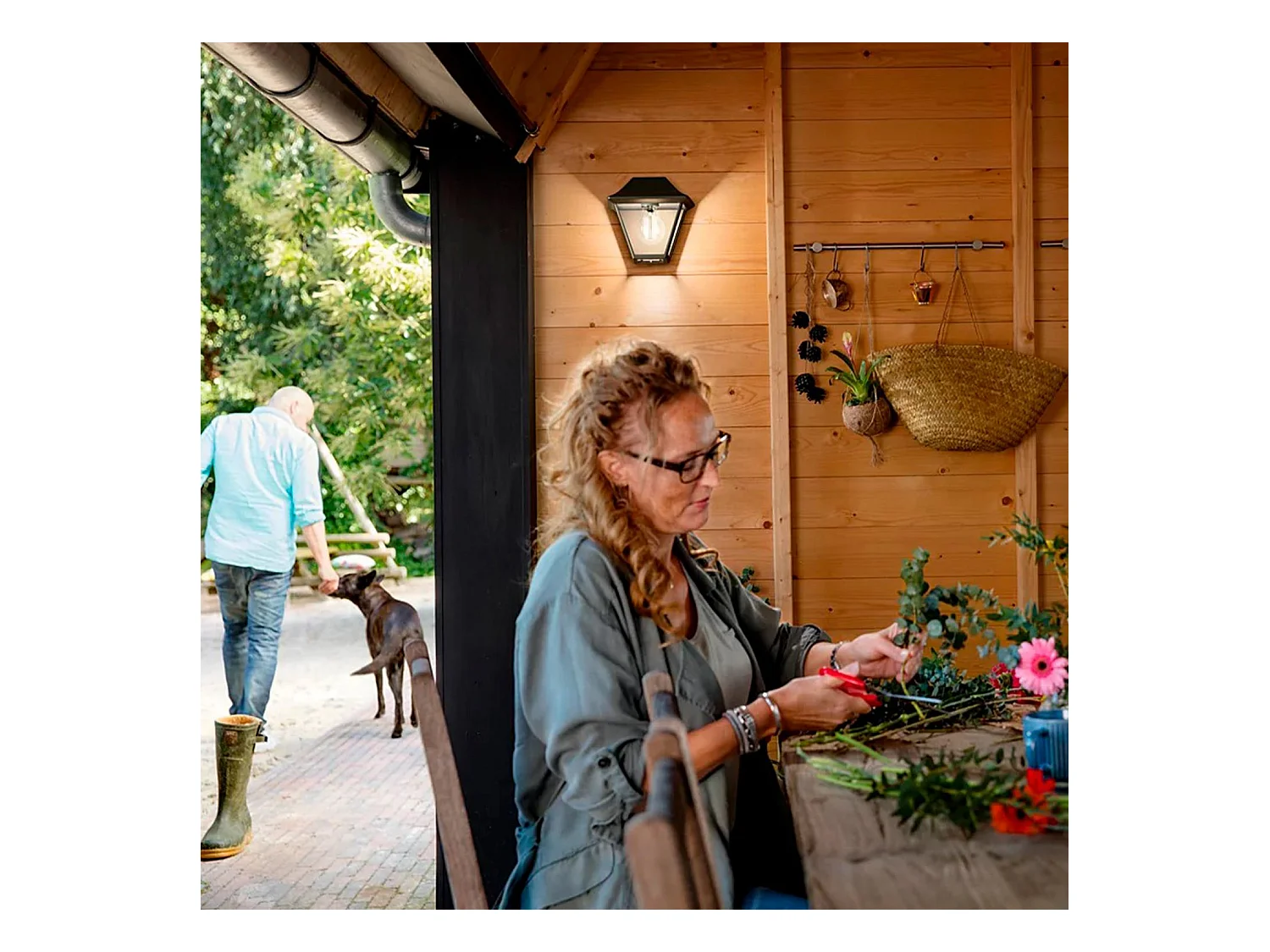 TechBrey Aplique de Pared Exterior PHILIPS Alpenglow