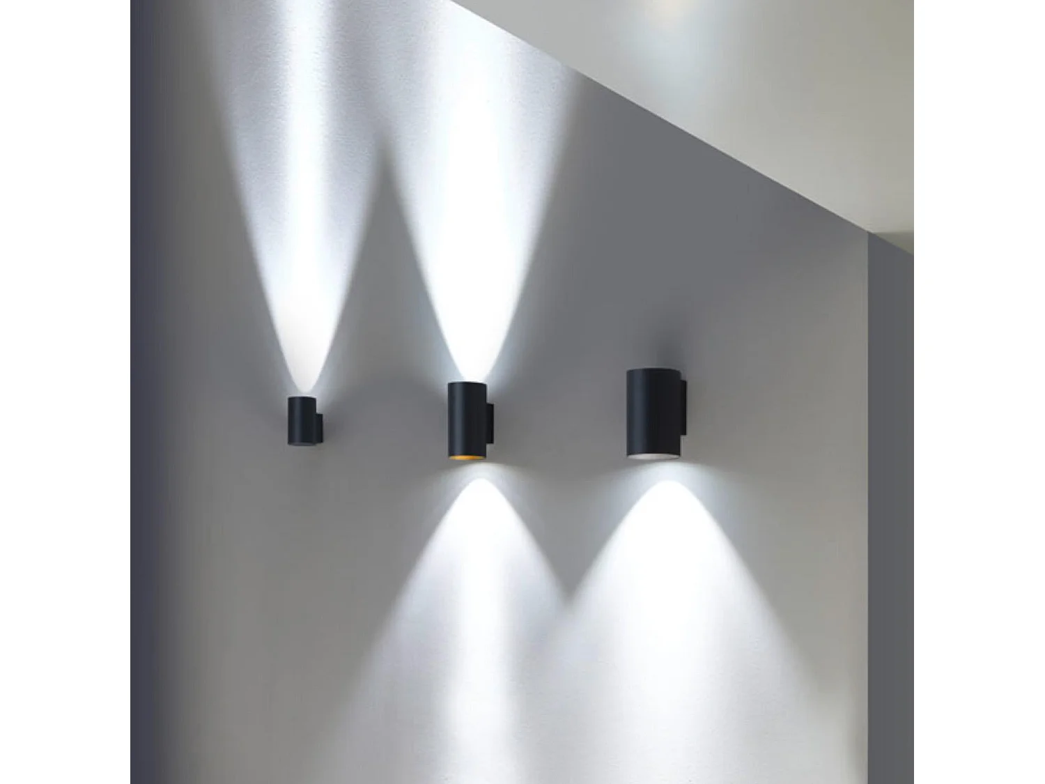 Applique Murale LED Cosmos Fixture Double Face 10.5W LEDS-C4 Noir Blanc Neutre 4000K