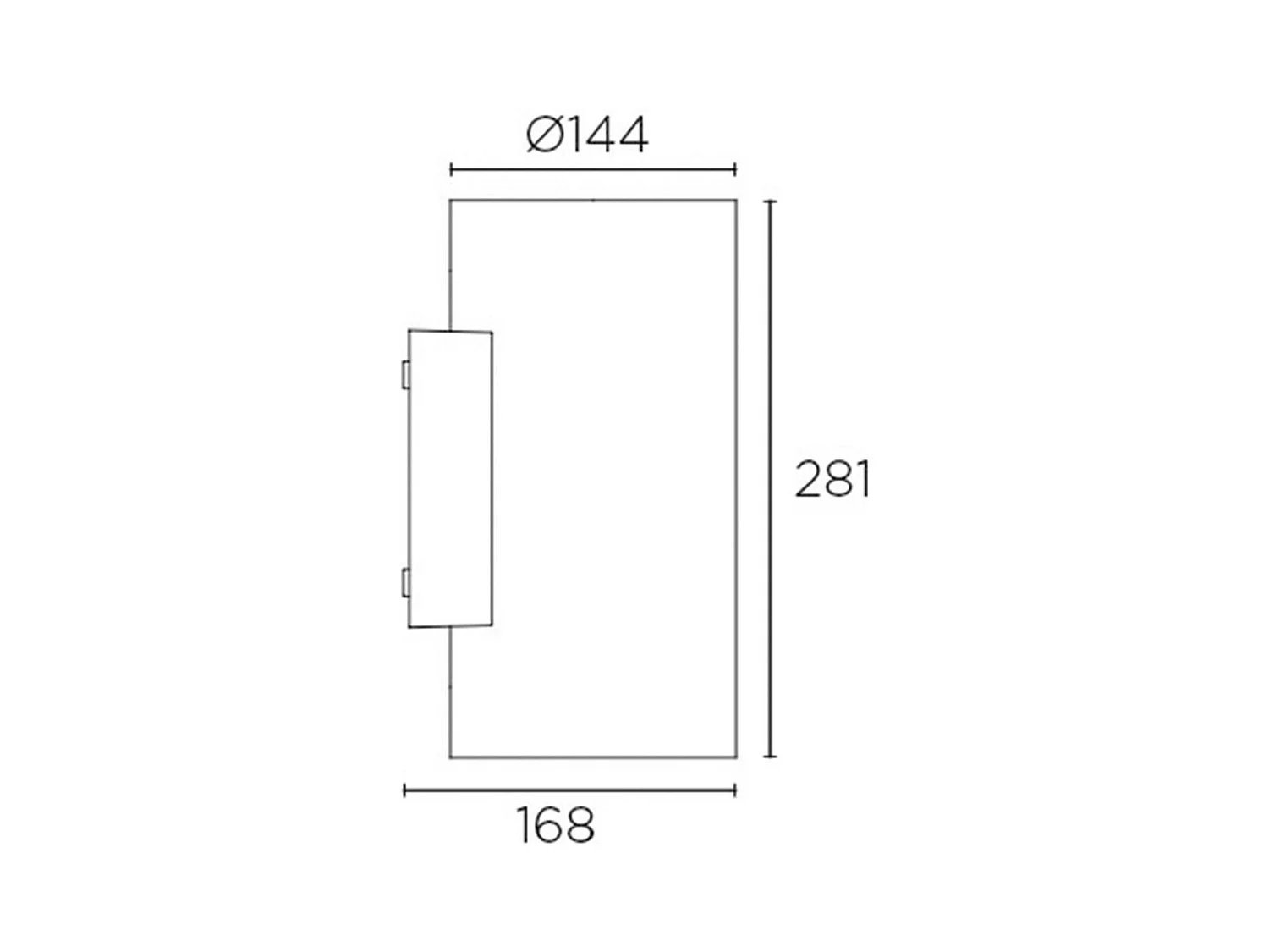 Applique Murale LED Cosmos Fixture Double Face 31W Gris Urbain LEDS-C4 05-9957-Z5-CM Gris Blanc Neutre 4000K