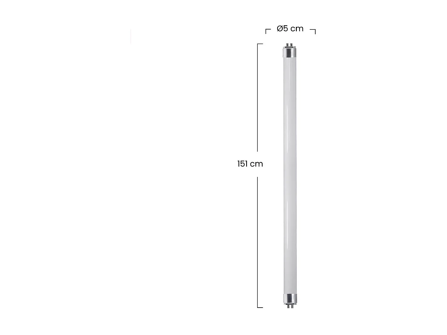 Tubo Fluorescente T8 G13 1500mm 58W 2600lm 4000K 7hSevenOn