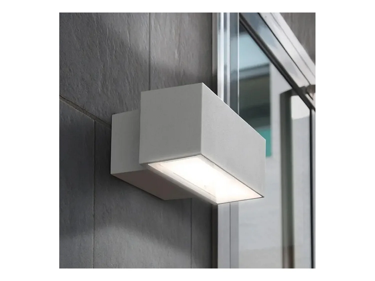 Applique LED Extérieure Afrodita 11.5W IP65 LEDS-C4 05-9912-34-CL Blanc  2700K - 3200K