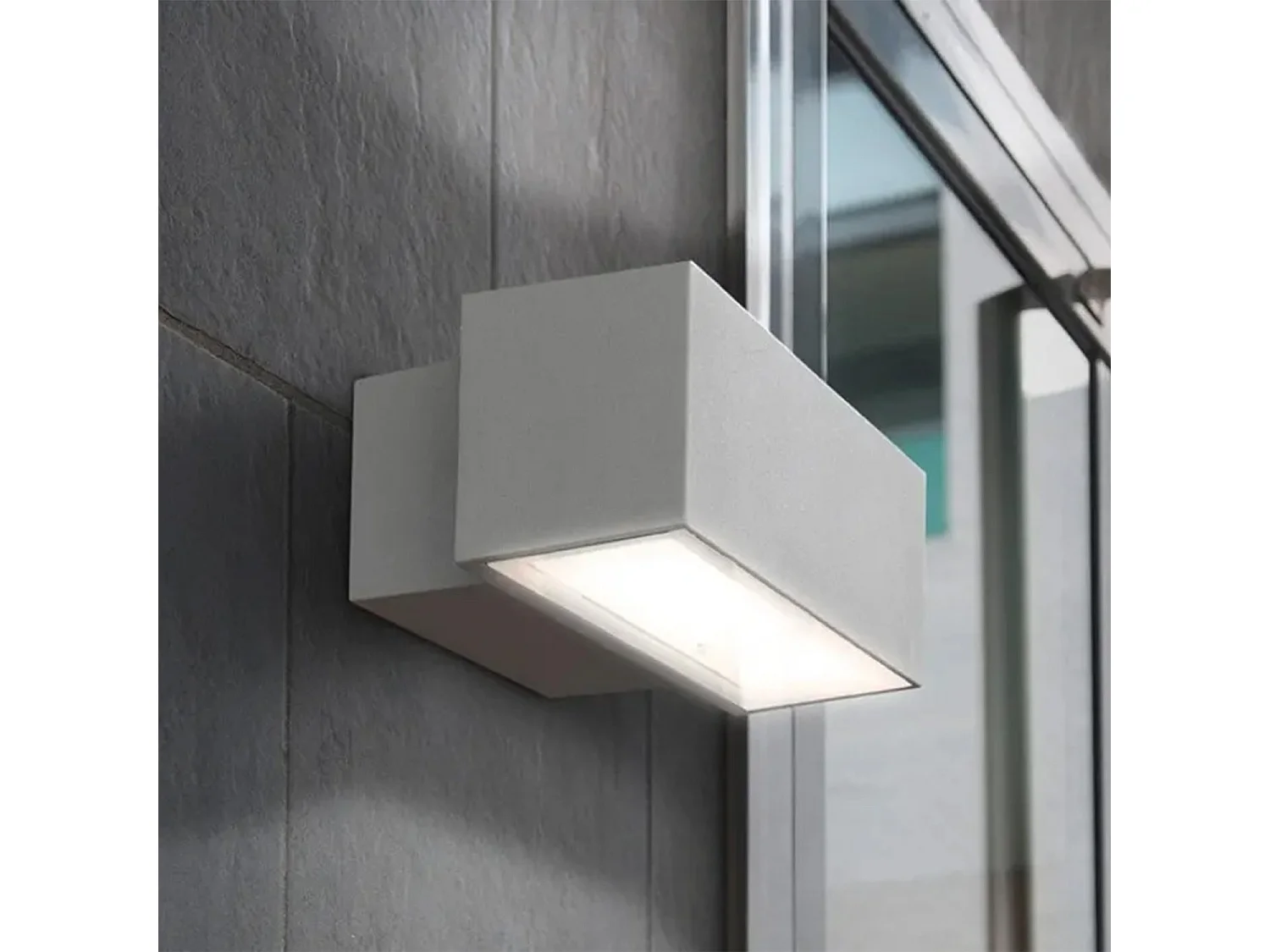 Applique LED Extérieure Afrodita 11.5W IP65 LEDS-C4 05-9912-34-CL Blanc  2700K - 3200K