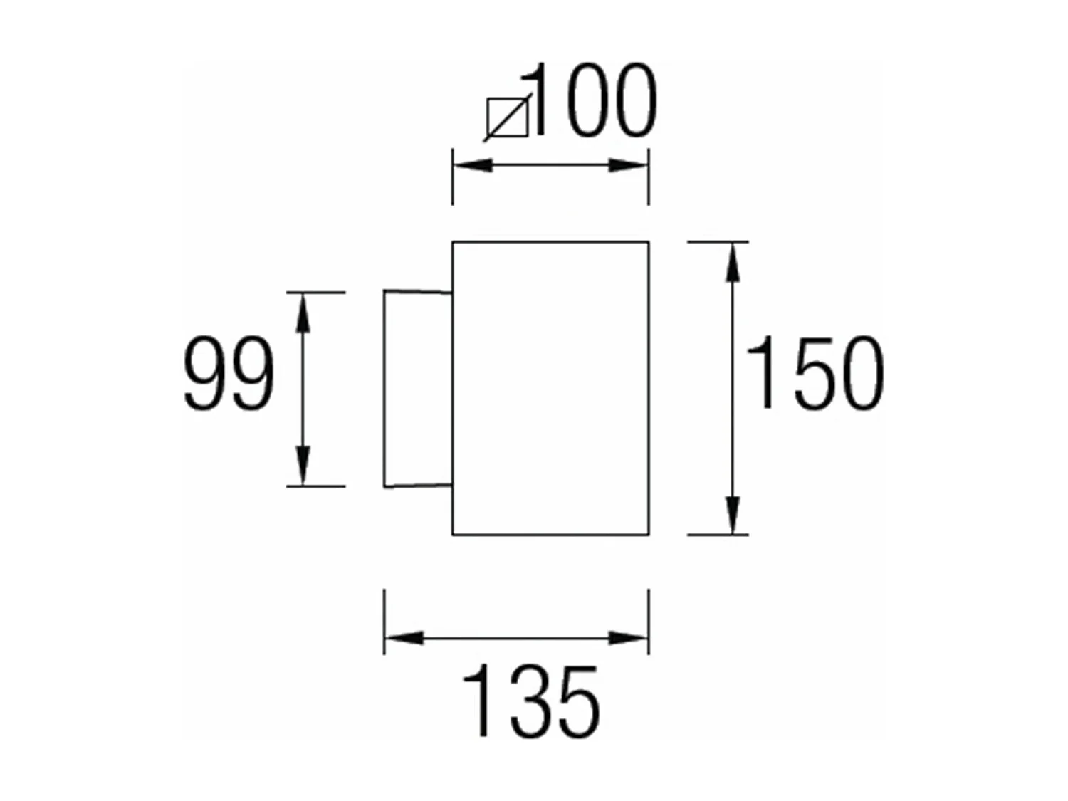 Applique LED Afrodita Power 17.4W LEDS-C4 05-9773-34-37 Gris Urbain  3000K