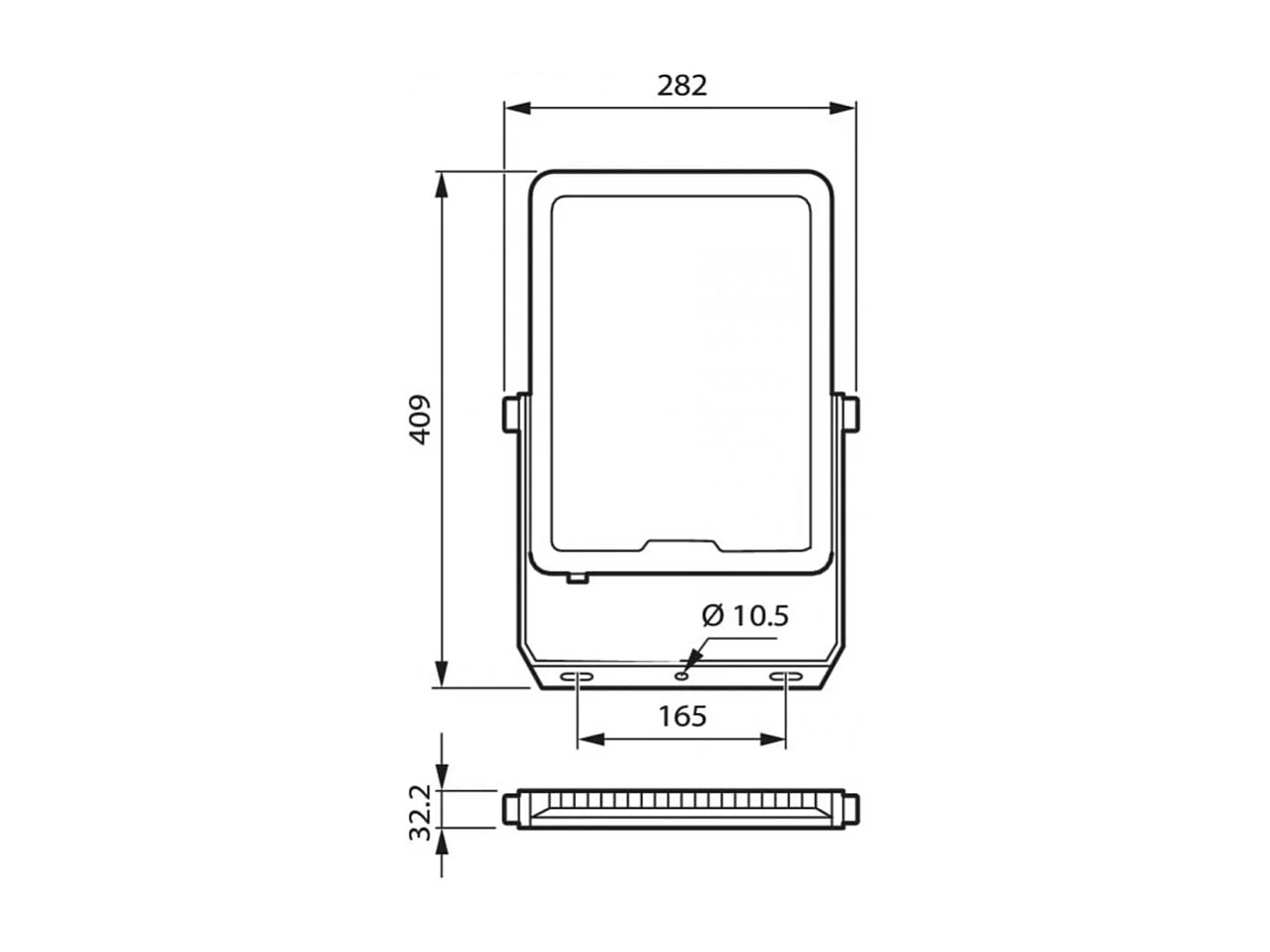 Proiettore LED 150W IP65 Ledinaire BVP165 G3 Bianco Freddo 6500K