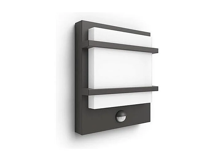 Applique da Parete LED Per Esterni con Sensore di Movimento 12W Petronia Nero