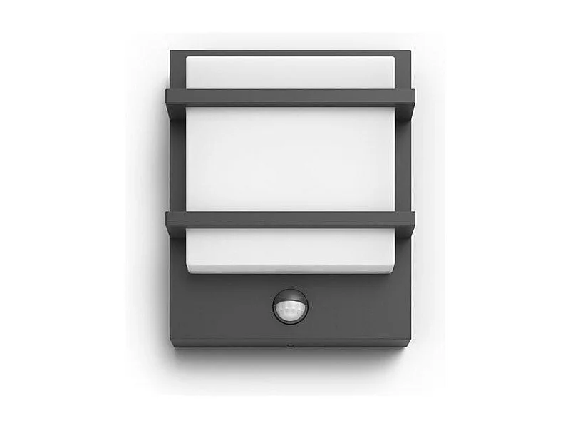 Applique Murale LED  Petronia 12W avec détecteur de Mouvement Noir