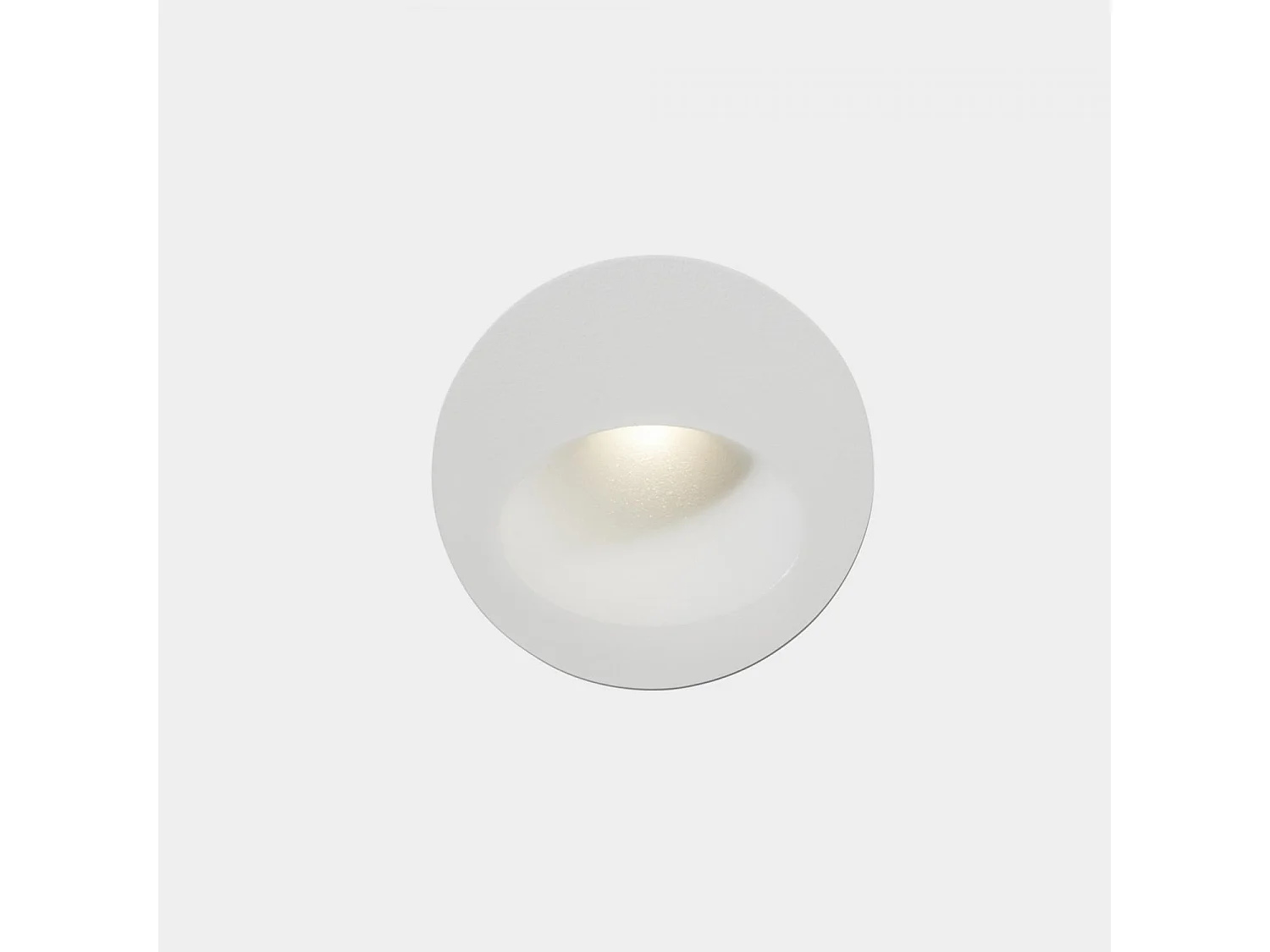 Balise LED Extérieure 2.2W Encastrable au Mur Bat Round Ovale LEDS-C4 05-E014-14-CM Blanc Blanc Neutre 4000K