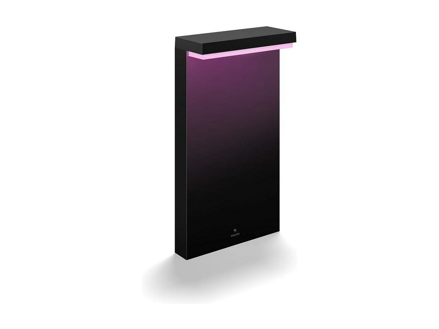 Baliza Exterior LED RGBW 13.5W Superficie Pie 40cm White Color Hue Nyro Negro