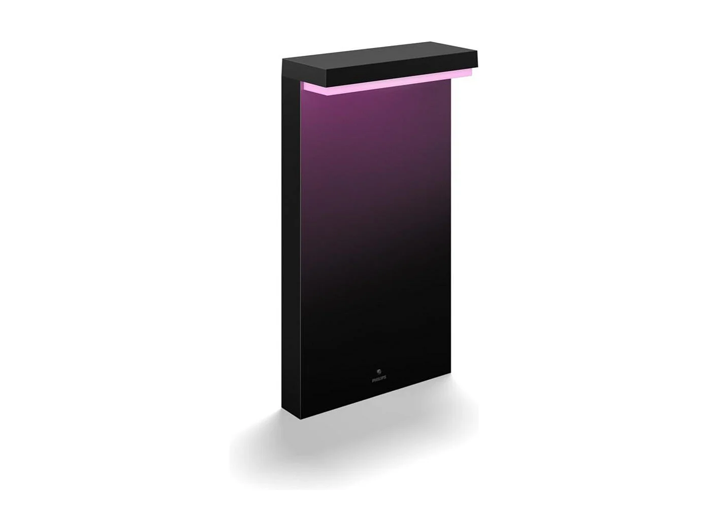 Baliza Exterior LED RGBW 13.5W Superficie Pie 40cm White Color Hue Nyro Negro