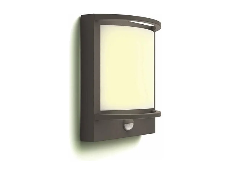 Applique Murale LED Extérieure  Samondra 12W avec détecteur de Mouvement Anthracite