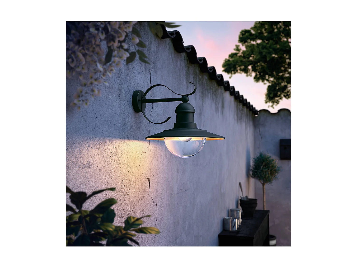 Lampe Murale  Topiary Noir