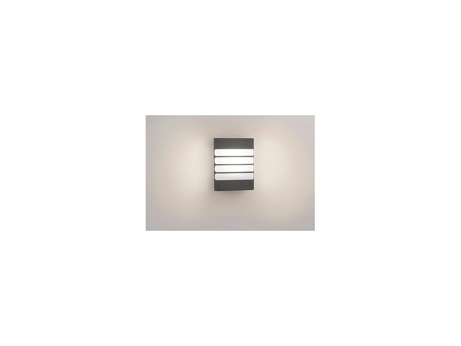 TechBrey Aplique de Pared Exterior LED 4W PHILIPS Racoon