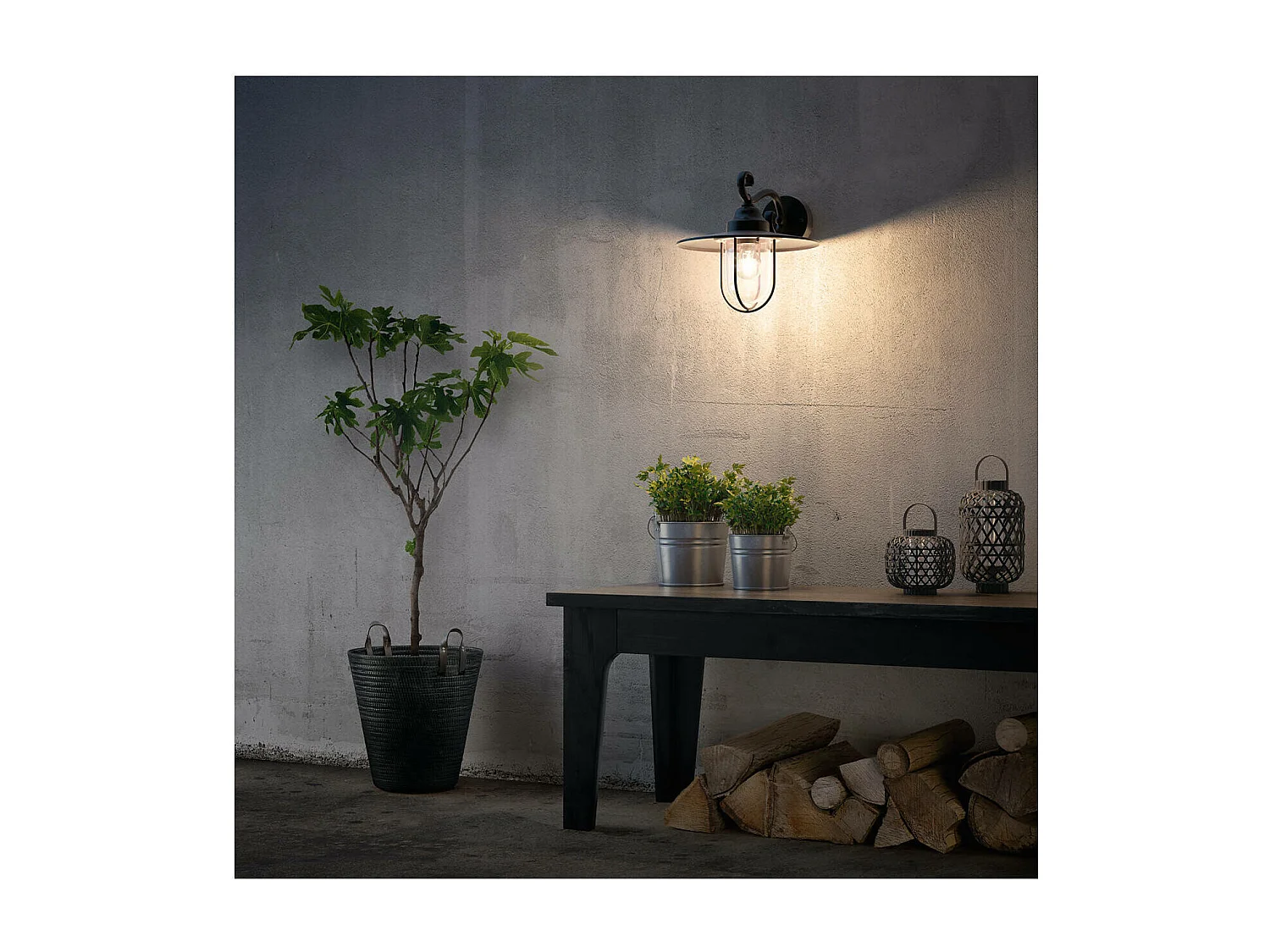 Lampada da Parete Pasture Nero