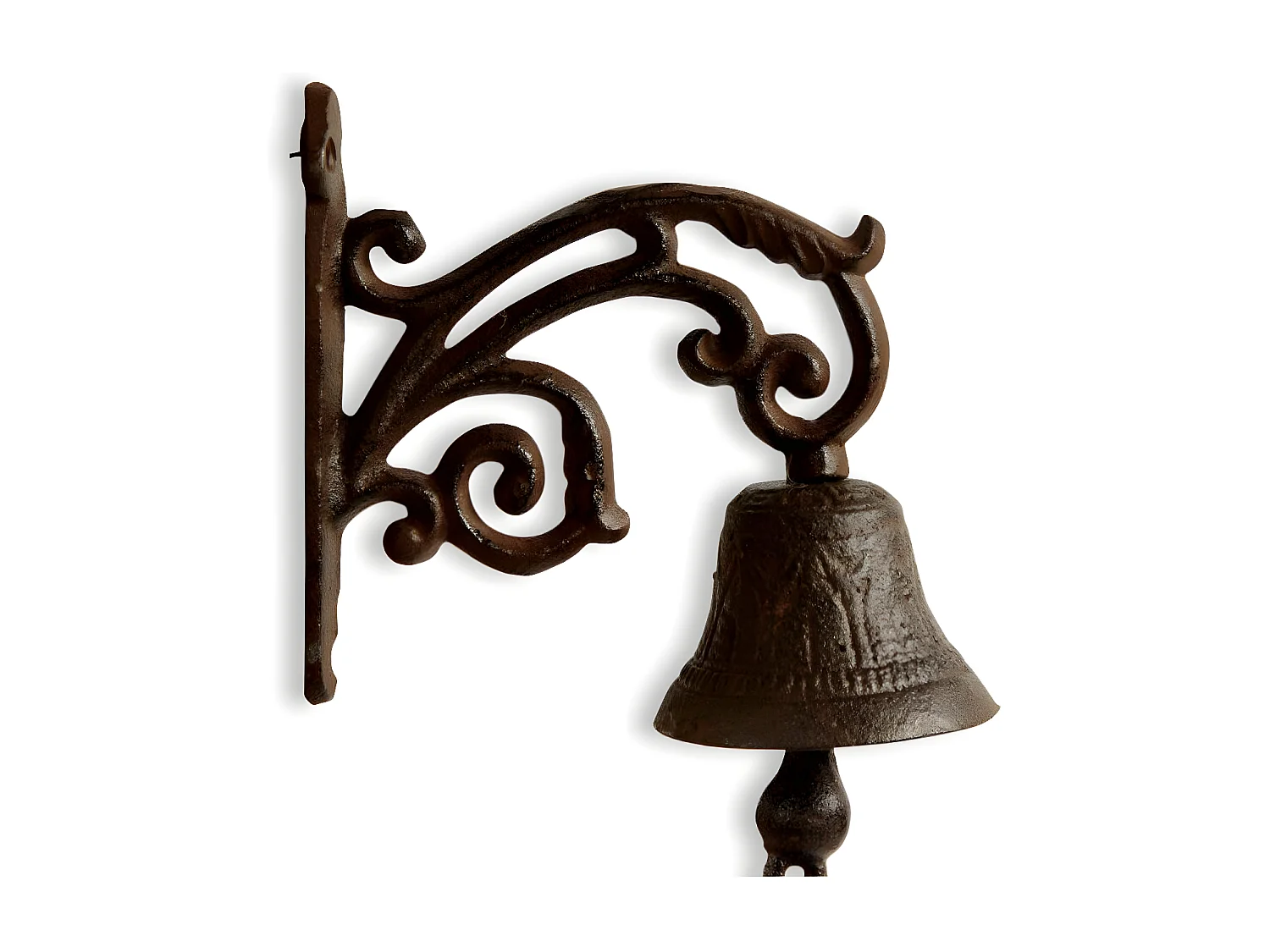 Cloche fonte Fonte Marron - Décoration d'Autrefois