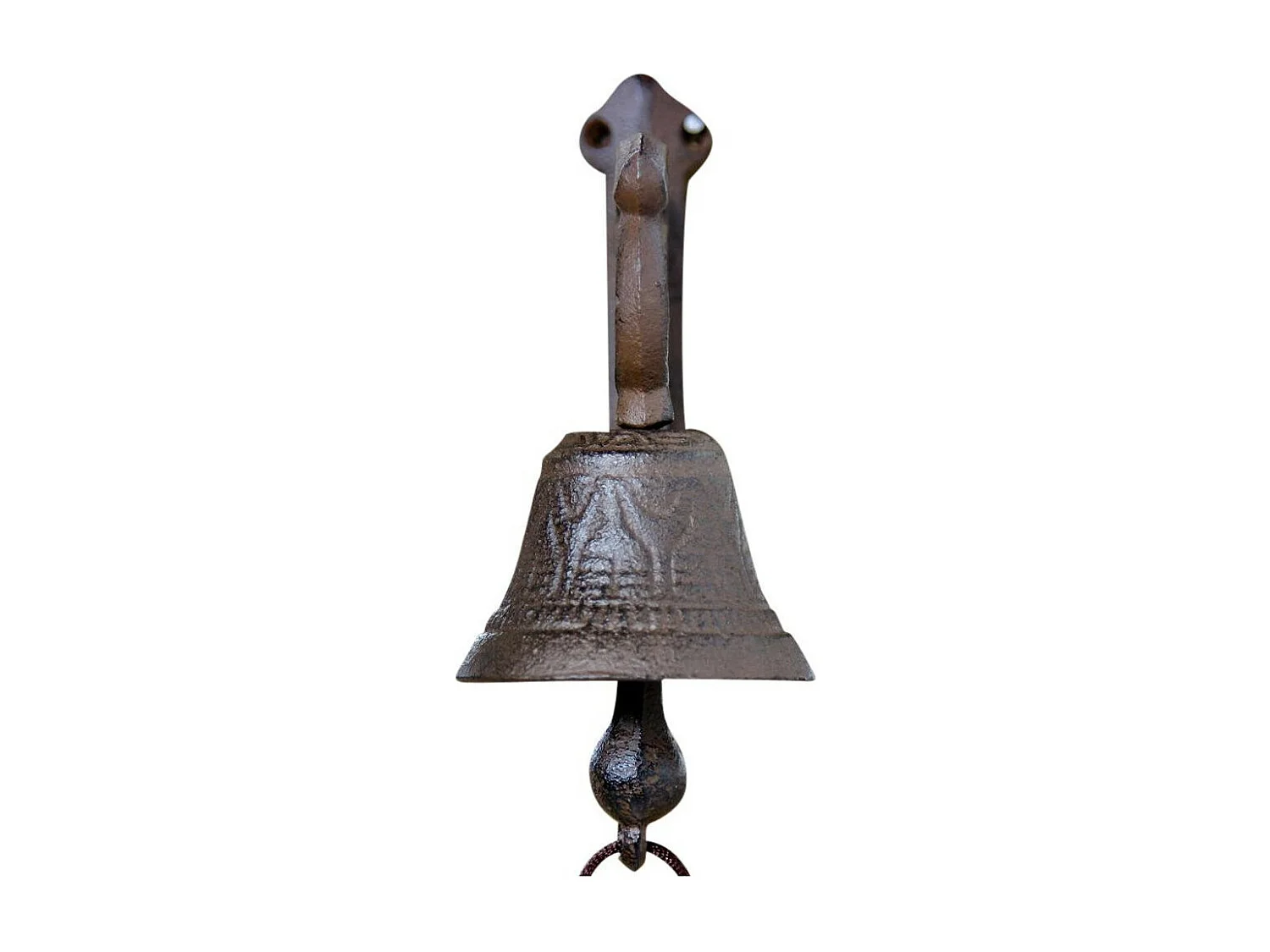 Cloche fonte Fonte Marron - Décoration d'Autrefois