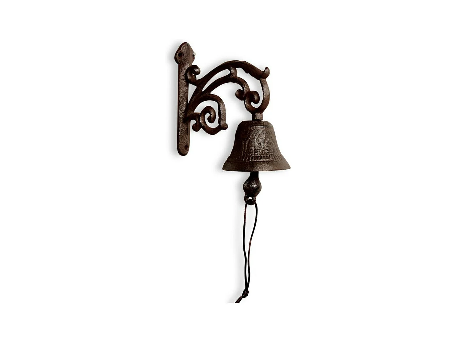 Cloche fonte Fonte Marron - Décoration d'Autrefois