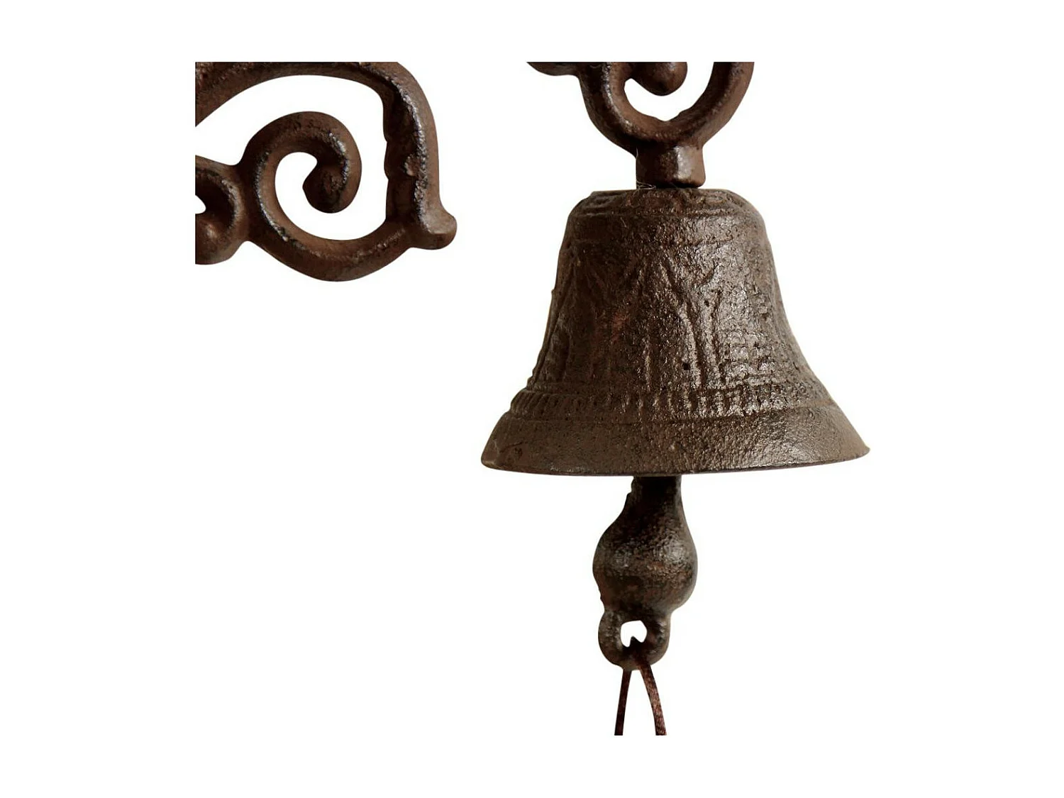 Cloche fonte Fonte Marron - Décoration d'Autrefois