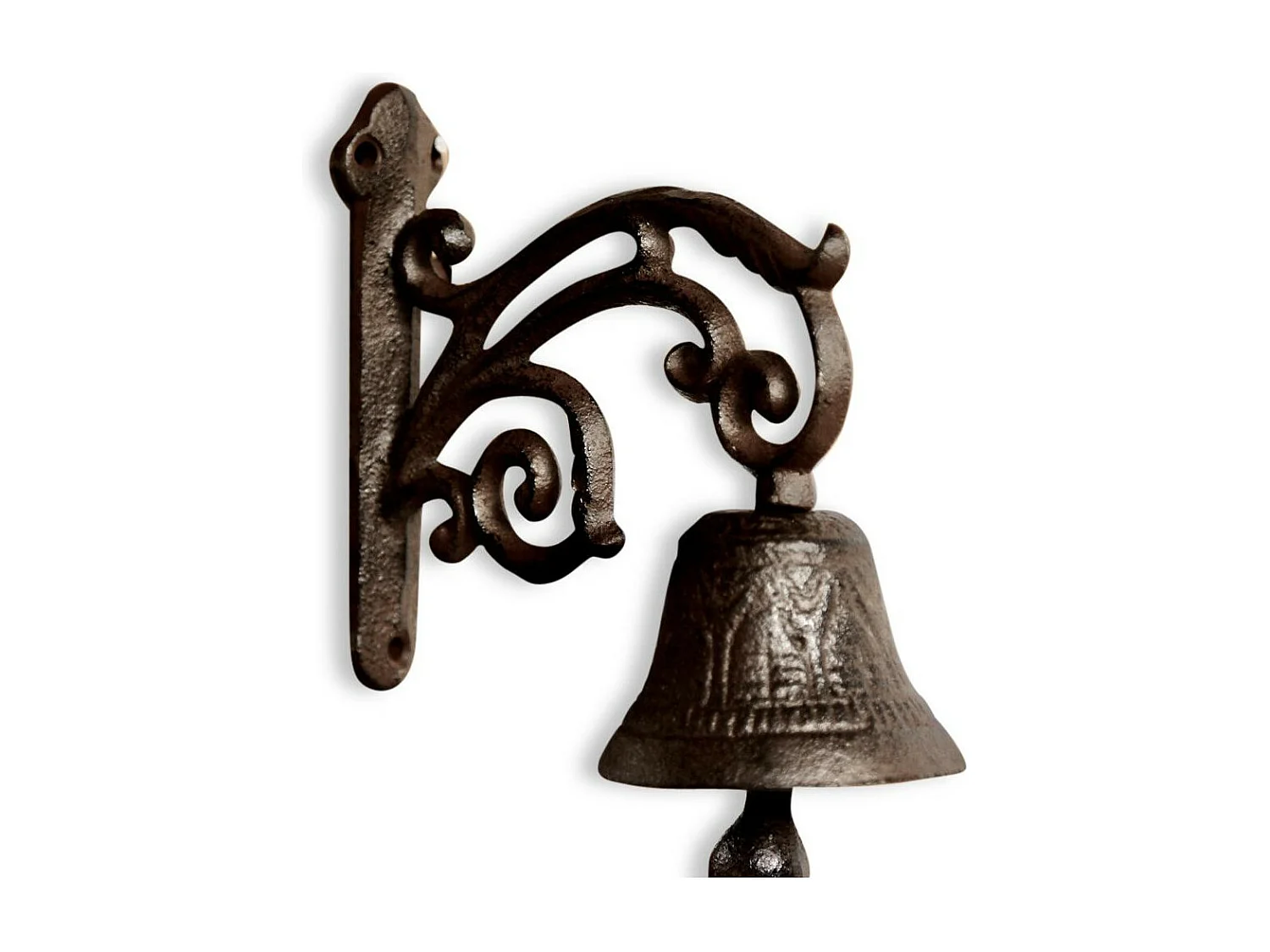 Cloche fonte Fonte Marron - Décoration d'Autrefois