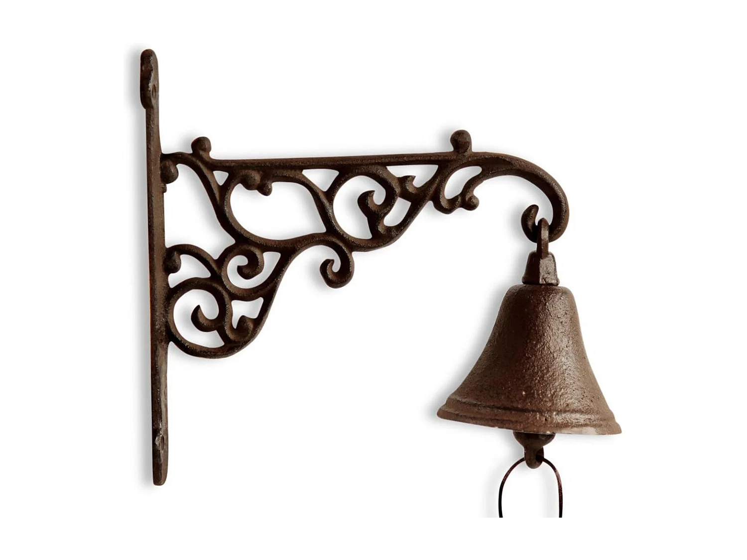 Cloche fonte Fonte Marron - Décoration d'Autrefois