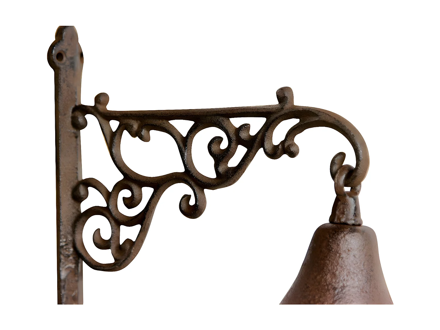 Cloche fonte Fonte Marron - Décoration d'Autrefois