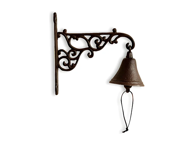 Cloche fonte Fonte Marron - Décoration d'Autrefois