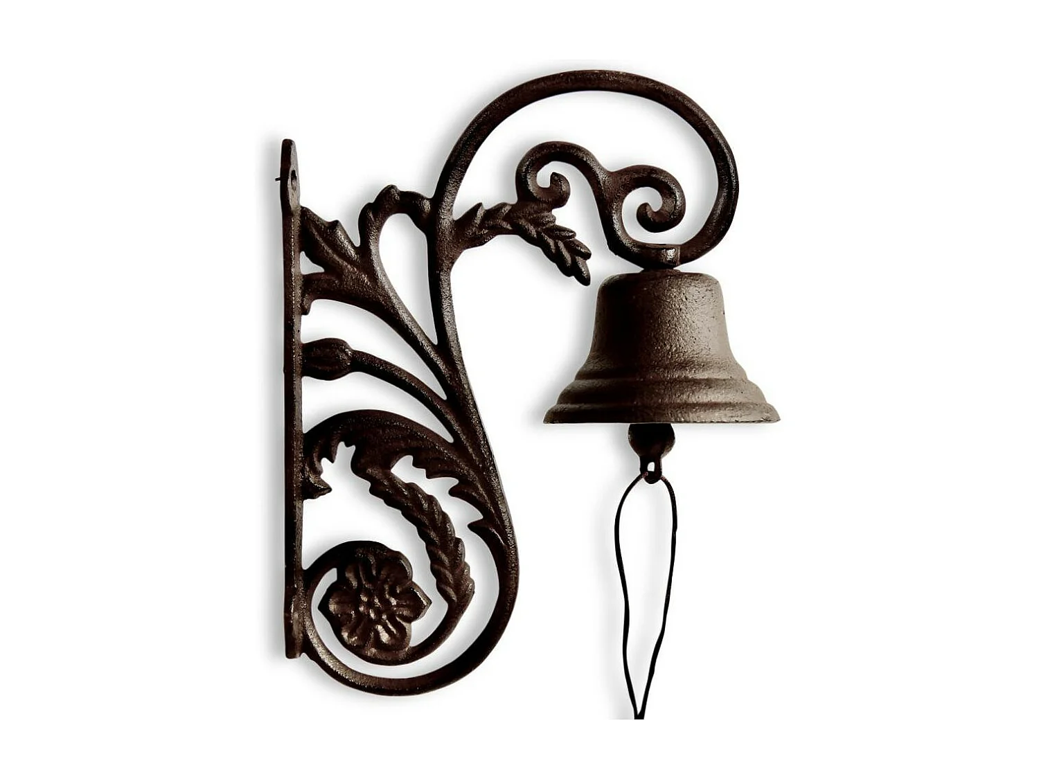 Cloche fonte Fonte Marron - Décoration d'Autrefois