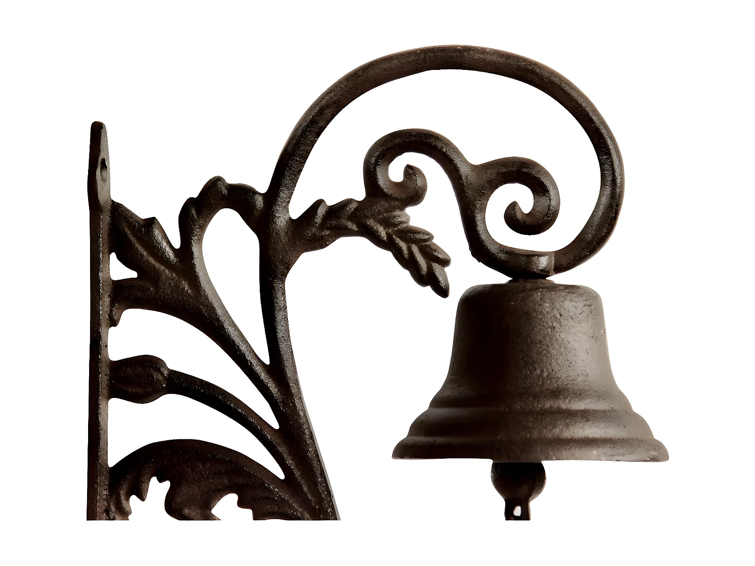 Cloche fonte Fonte Marron - Décoration d'Autrefois