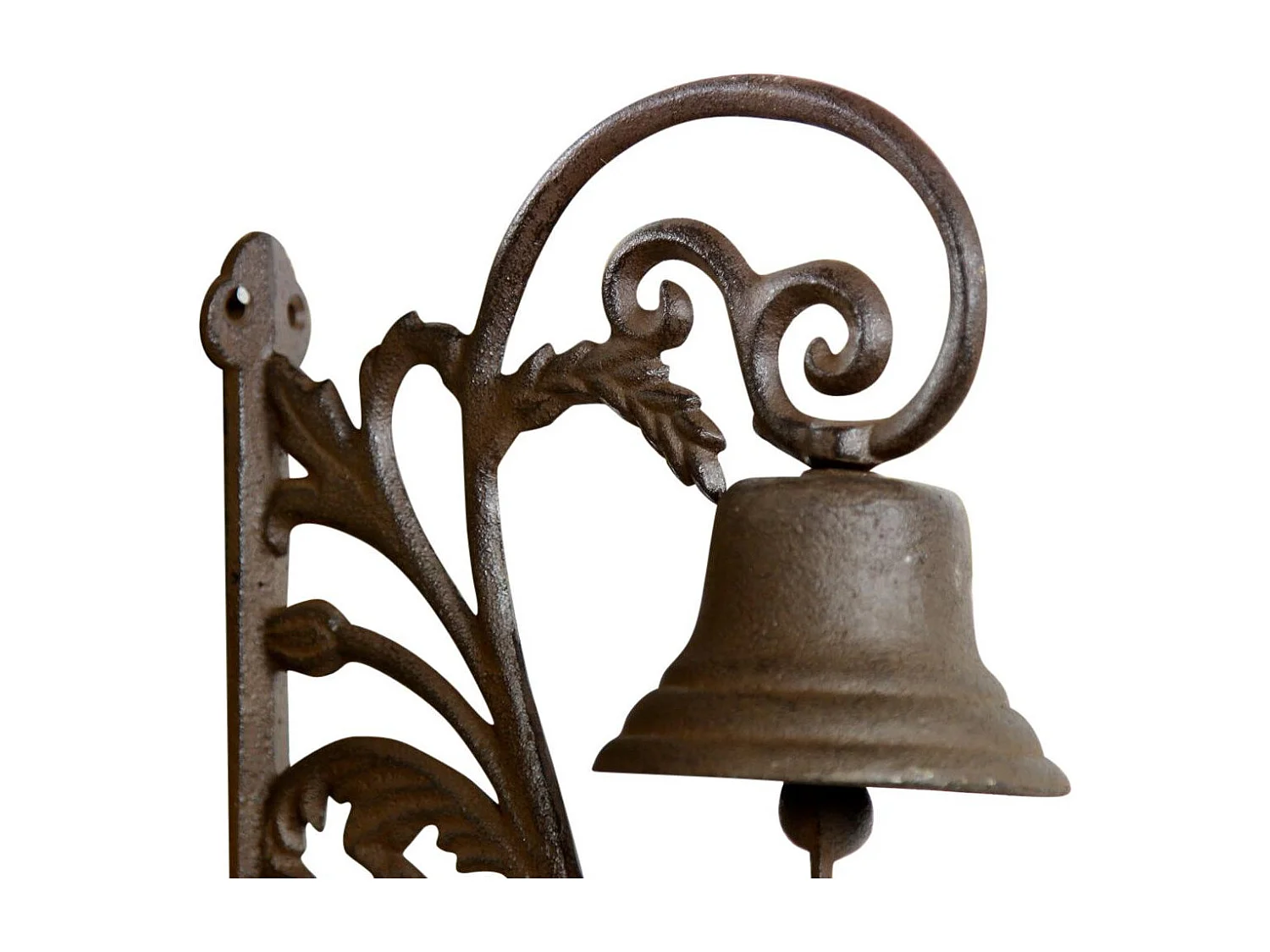 Cloche fonte Fonte Marron - Décoration d'Autrefois