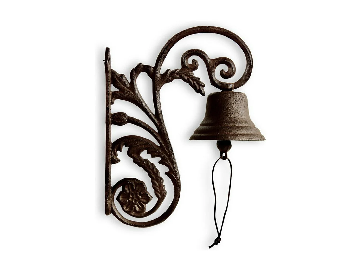 Cloche fonte Fonte Marron - Décoration d'Autrefois