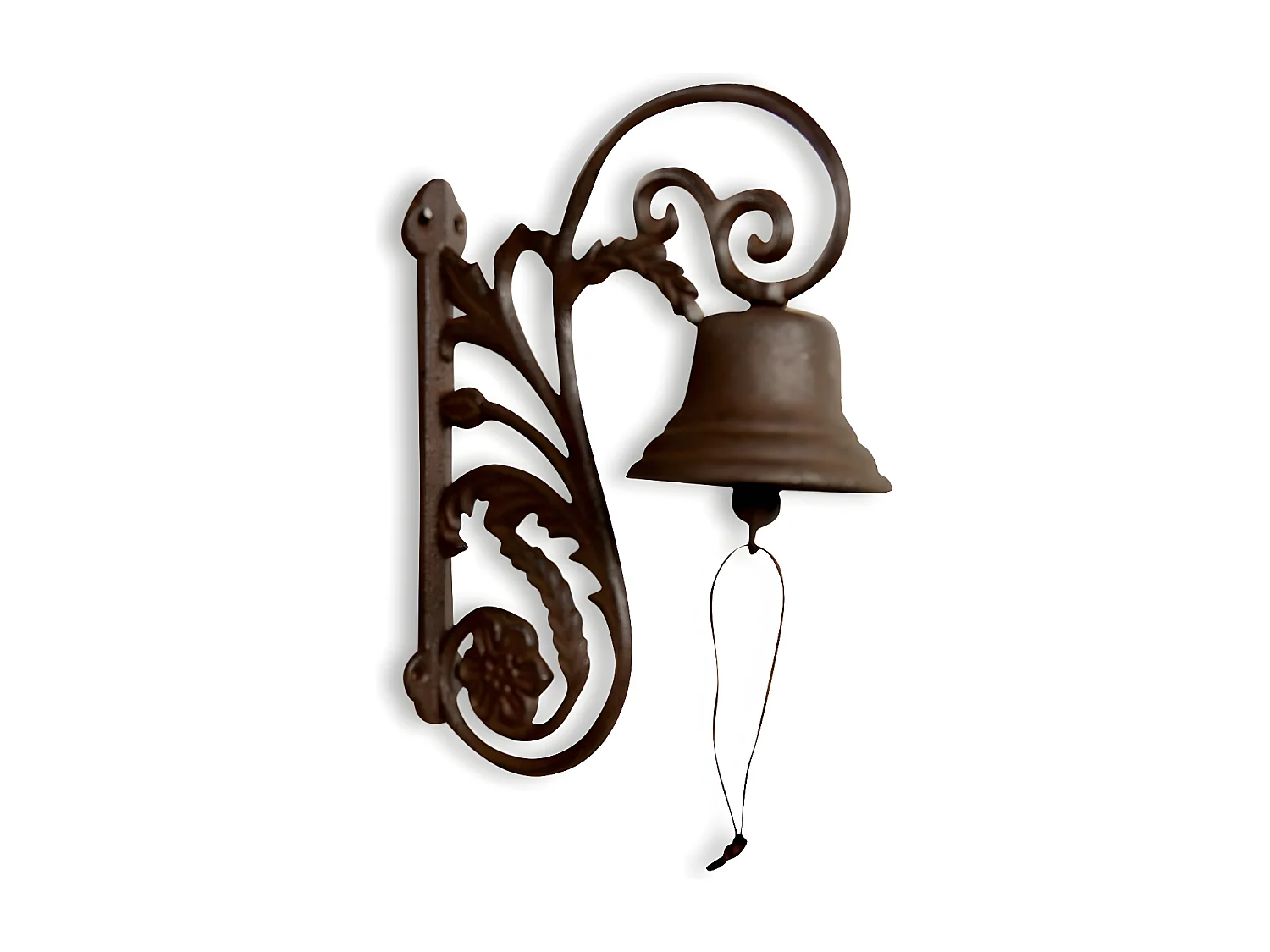 Cloche fonte Fonte Marron - Décoration d'Autrefois