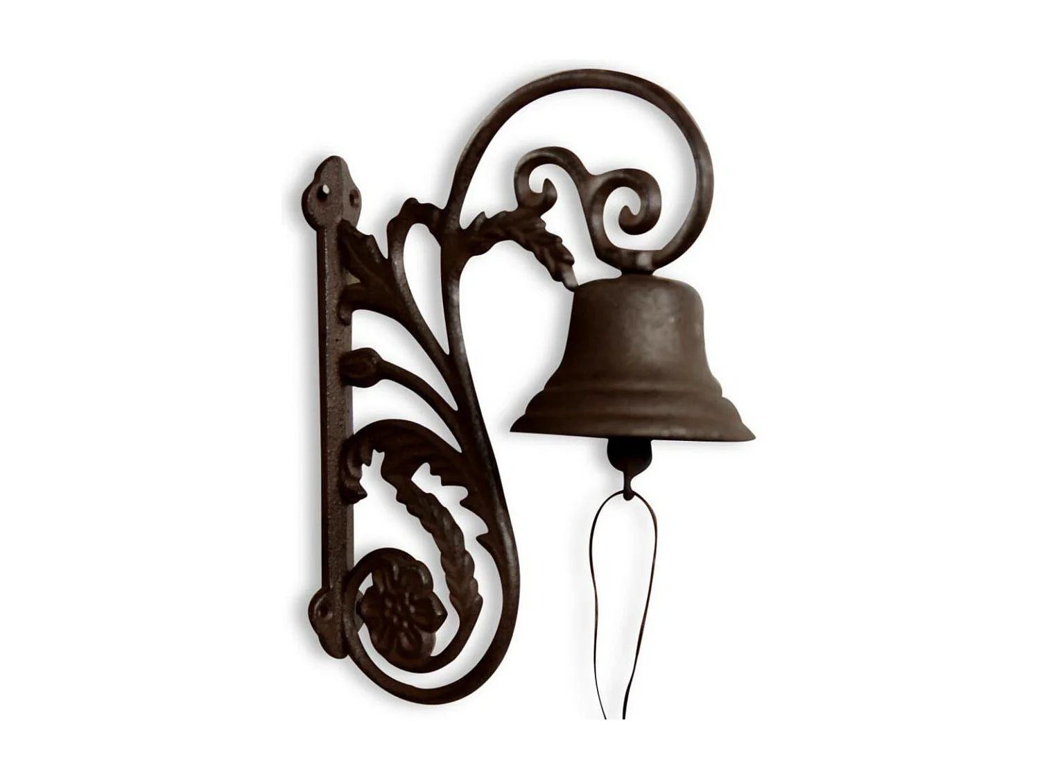 Cloche fonte Fonte Marron - Décoration d'Autrefois