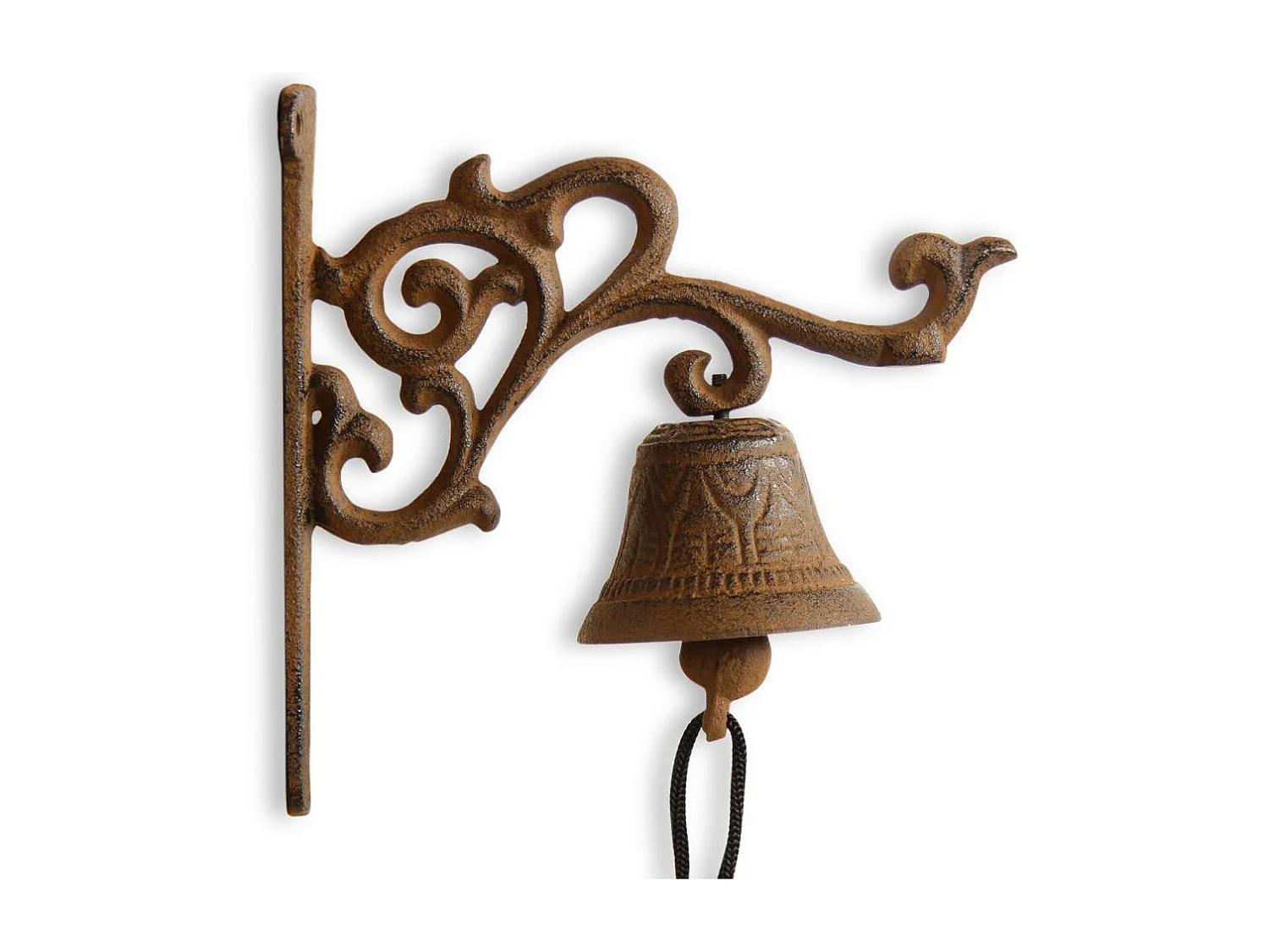 Cloche fonte Fonte Marron - Décoration d'Autrefois