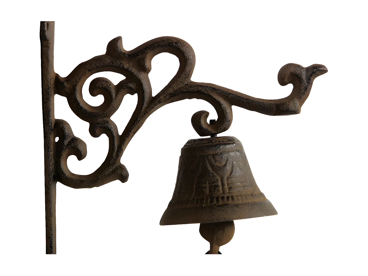 Cloche fonte Fonte Marron - Décoration d'Autrefois