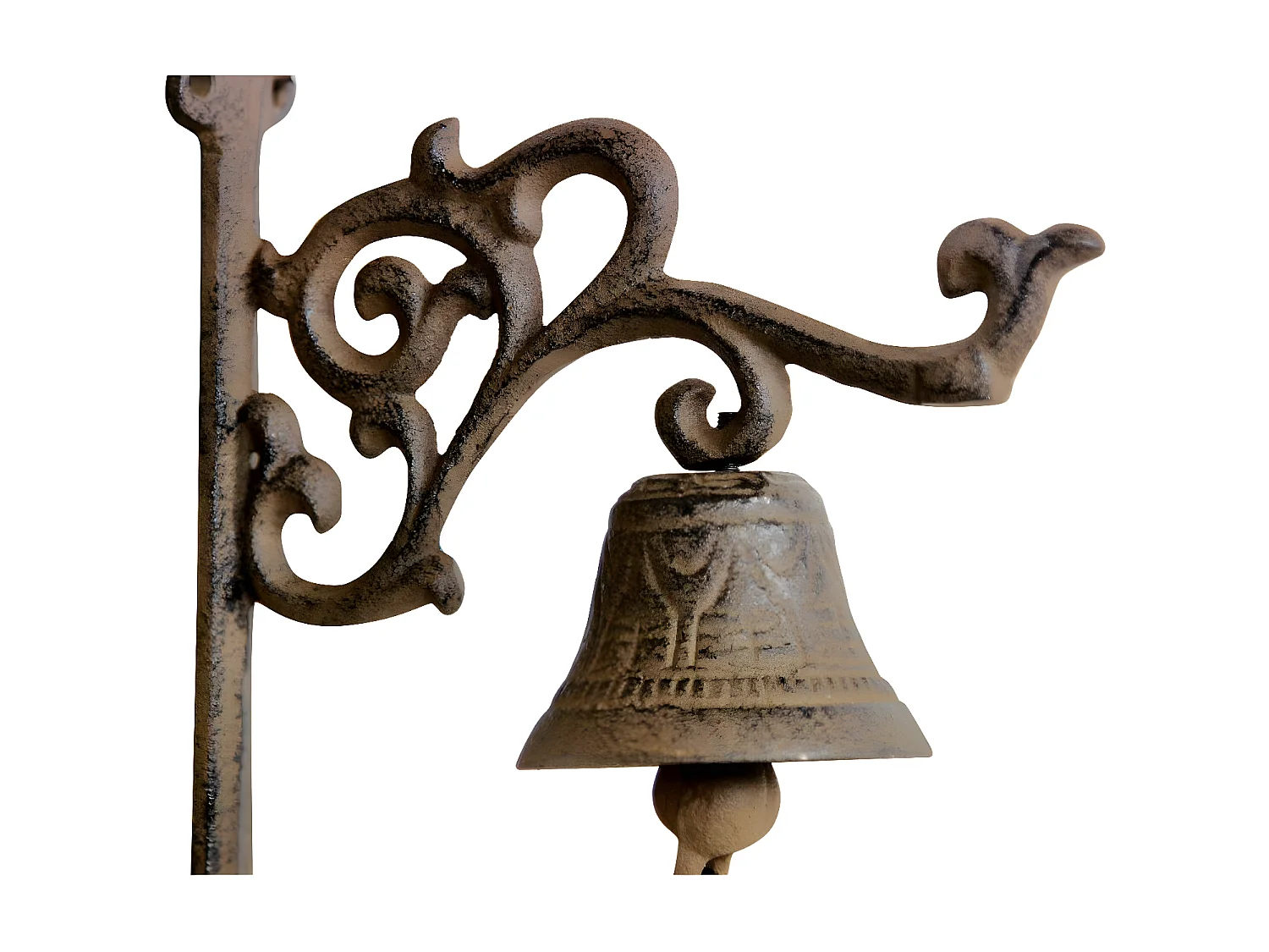 Cloche fonte Fonte Marron - Décoration d'Autrefois