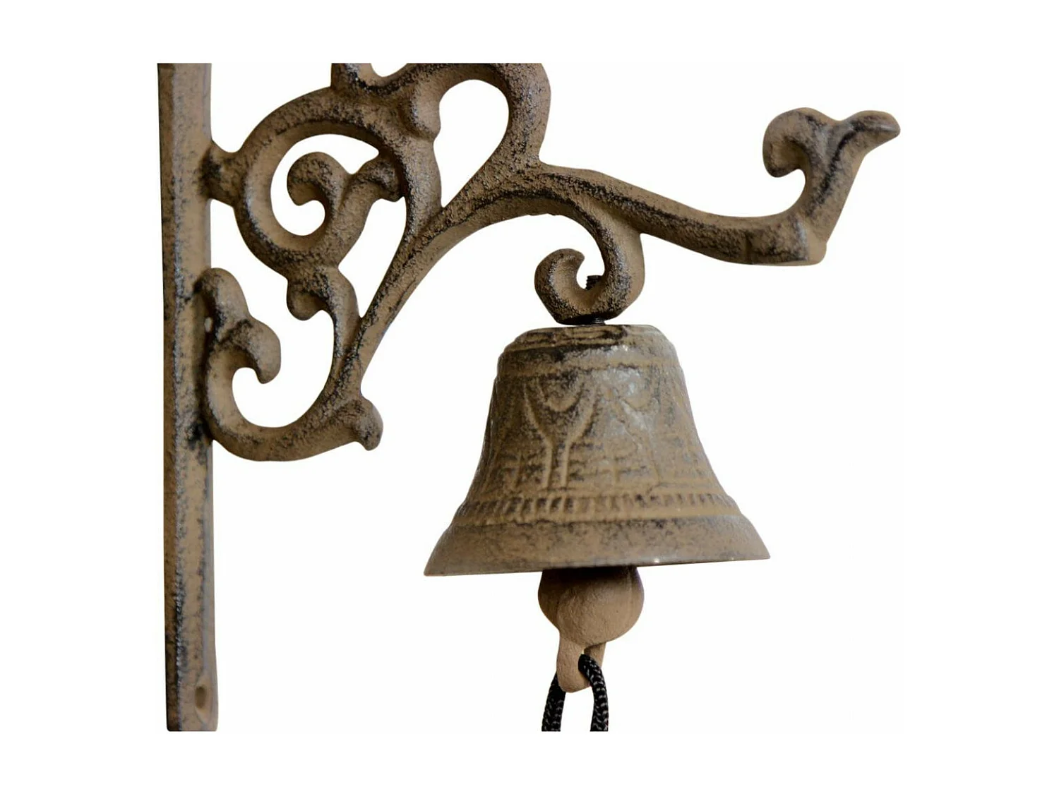 Cloche fonte Fonte Marron - Décoration d'Autrefois