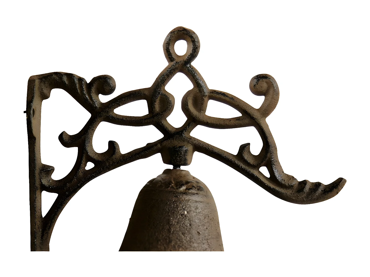 Cloche fonte Fonte Marron - Décoration d'Autrefois